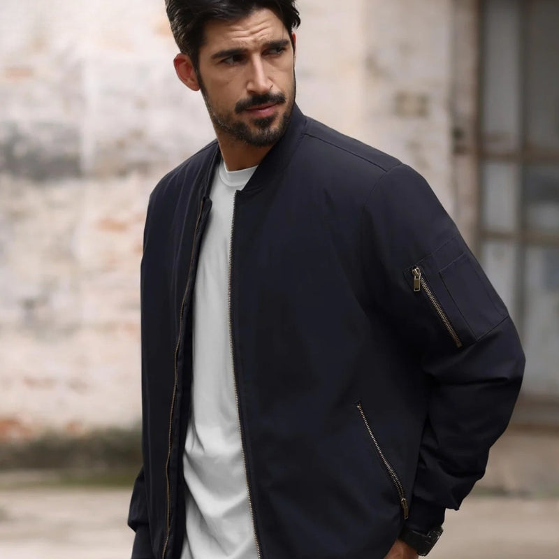 Otro – Chaqueta multibolsillos con cierre de cremallera