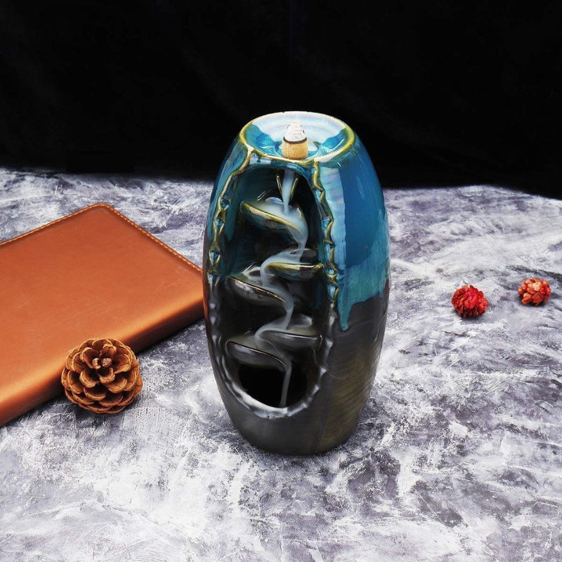 MistFlow – Waterfall Incense Holder Round Design