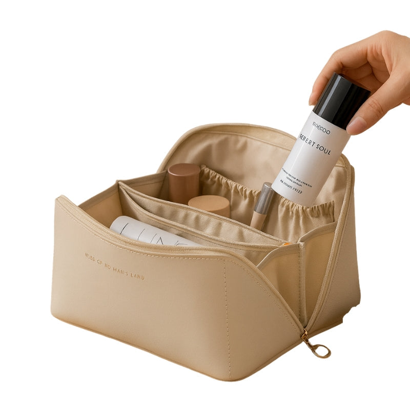 GlamPouch – Cosmetictas met Grote Inhoud en Ritssluitingen Velani