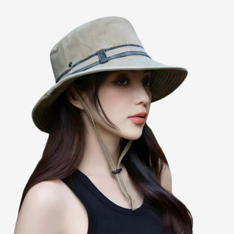 Olivia – Round Hat with Adjustable Band