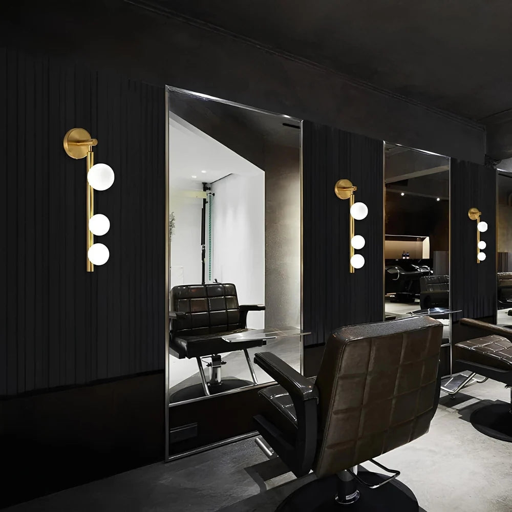 NordiGlow – Scandinavische Glazen Wandlamp voor Woondecoratie Velani