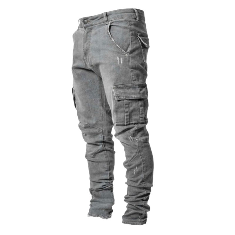 Floris - Meerdere zakken Broek met Wijde Pijpen Velani