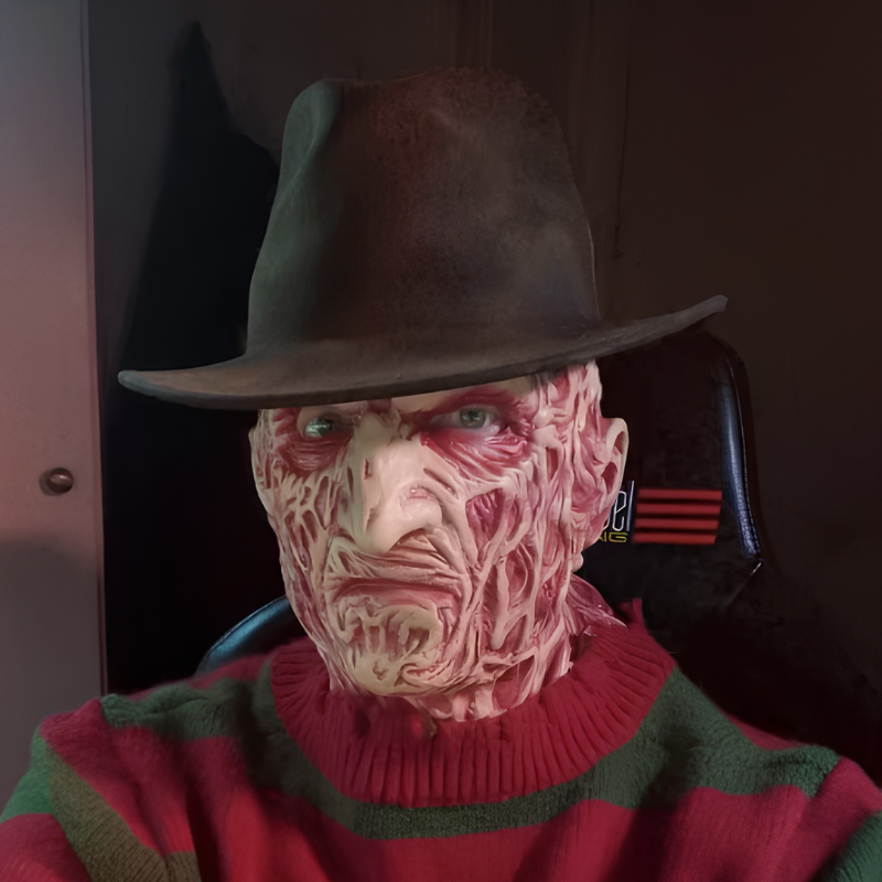BurnShade Horror Mask with Sculpted Details