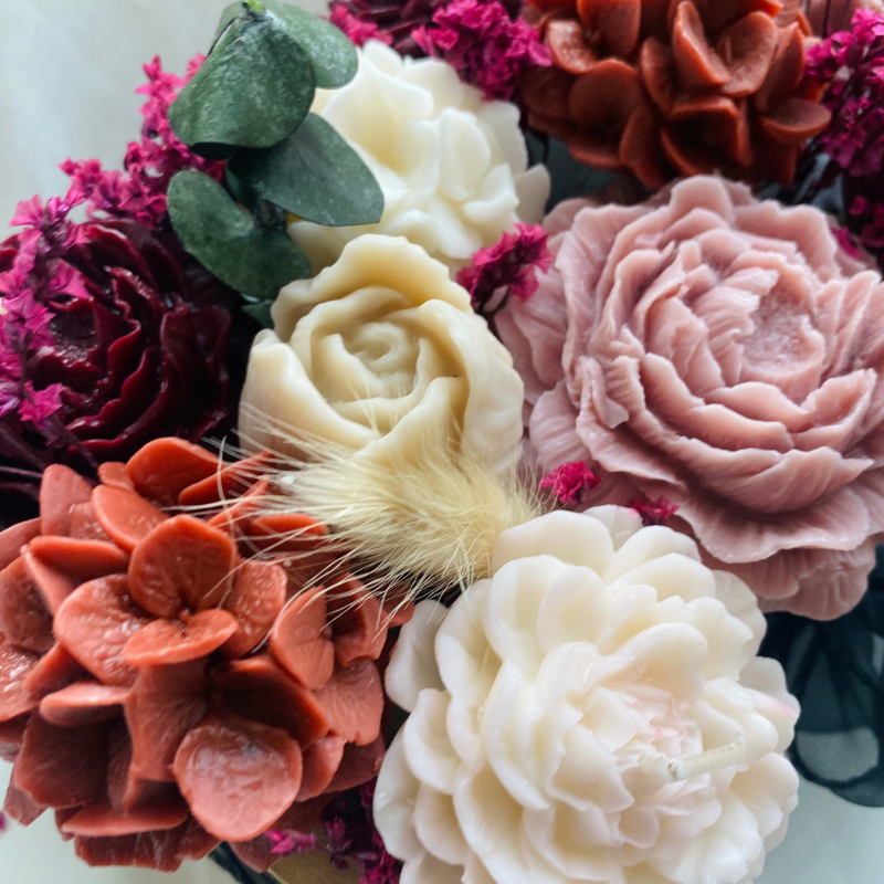 Decorative Flower Bouquet with Fragrance Accent
