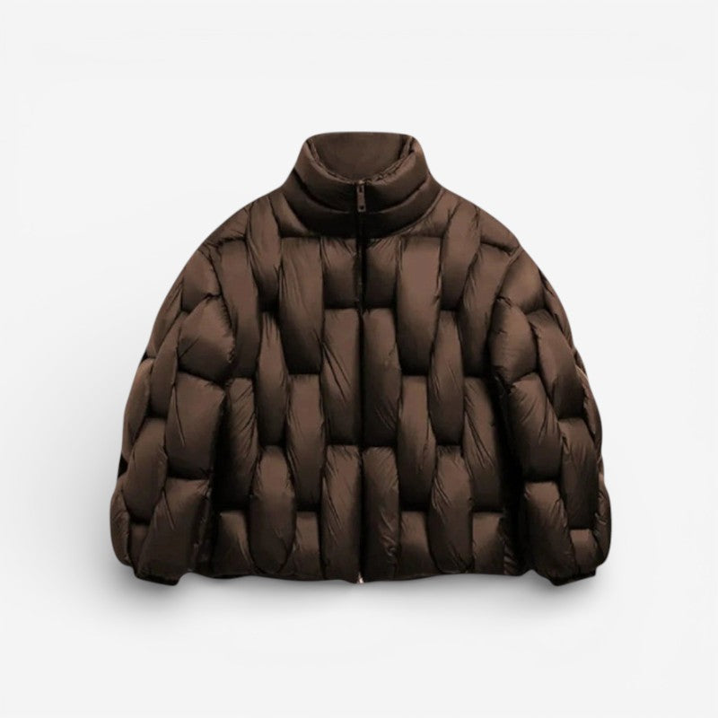 Ethan – Men's Coat with Zipper Closure