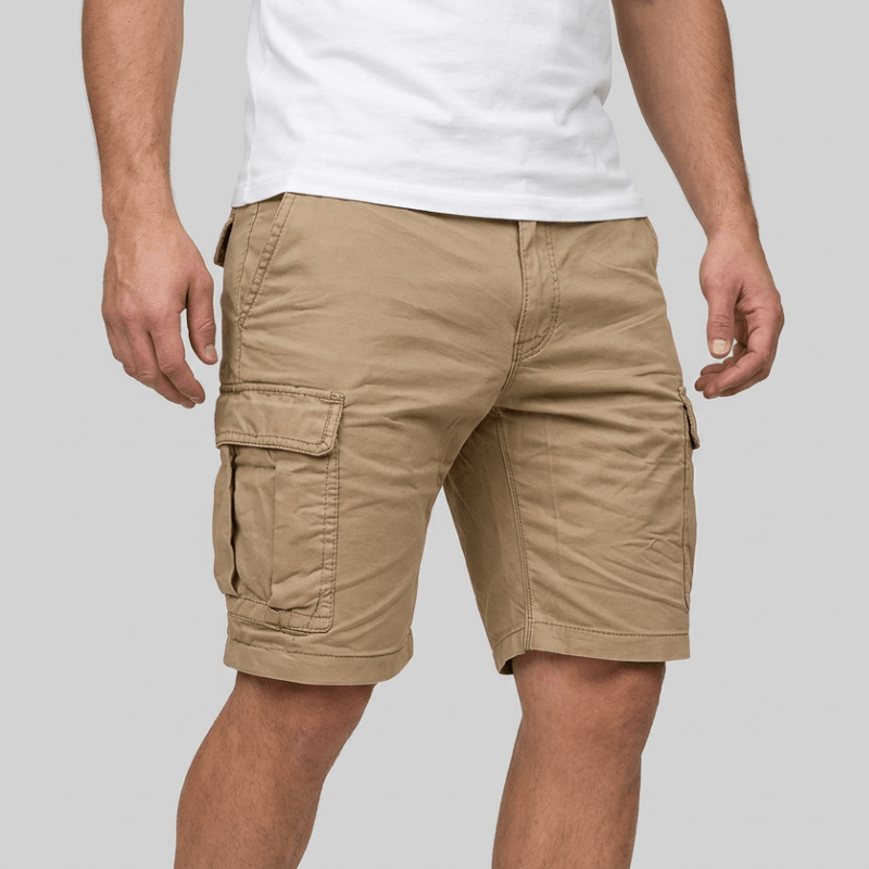 Men's Comfortable Casual Shorts with Belt Loops