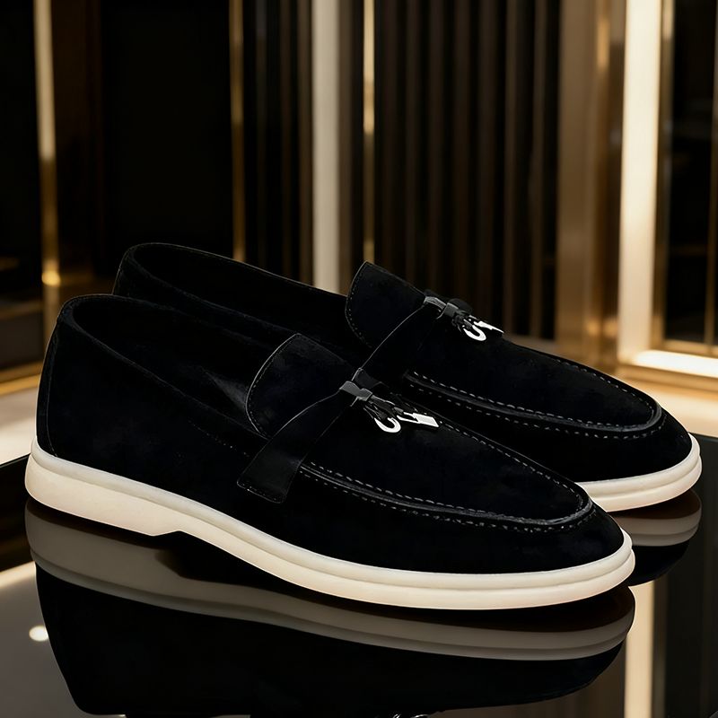 Women's Low Heel Loafers Round Toe