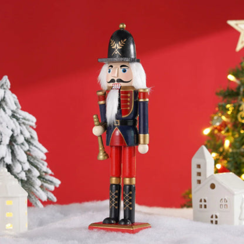 FestiveGuard – Notenkraker Soldaat met Decoratief Ontwerp Velani