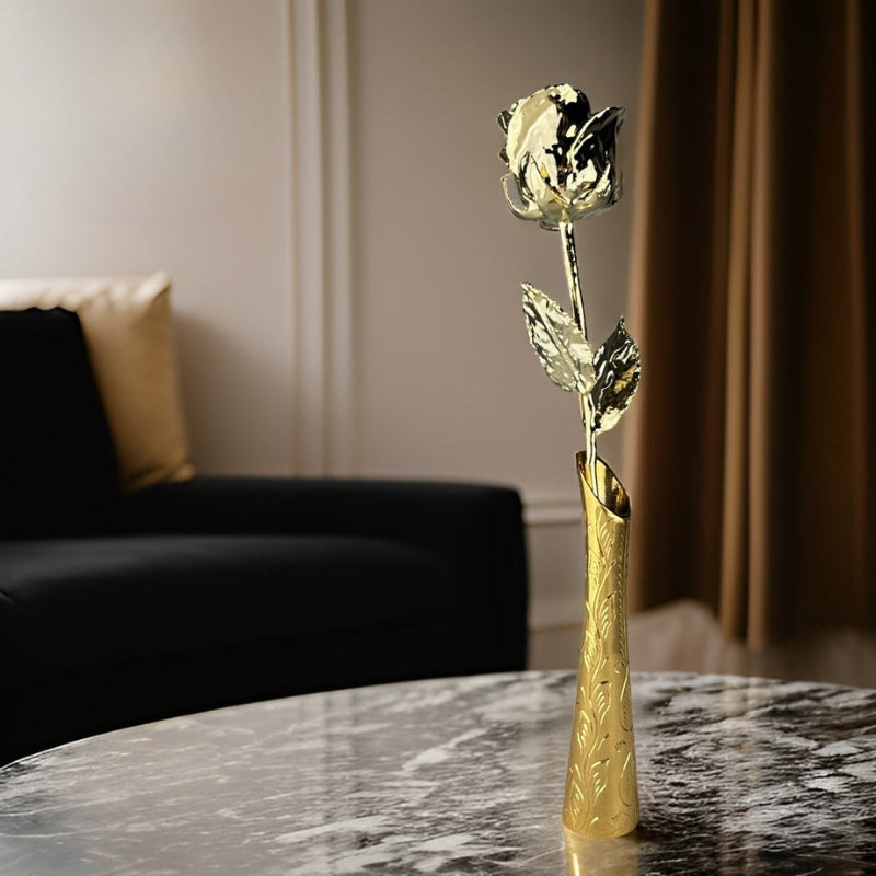 GoldenPetal – Preserved Real Rose Plated in 24K Gold