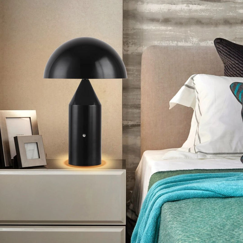 GlowShroom – Mushroom LED Table Lamp with USB Charging and Touch Switch