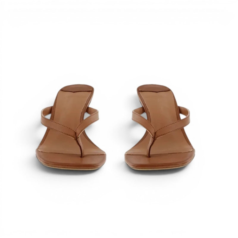 Women's Flip Flop High Heel Sandals with Non Slip Sole