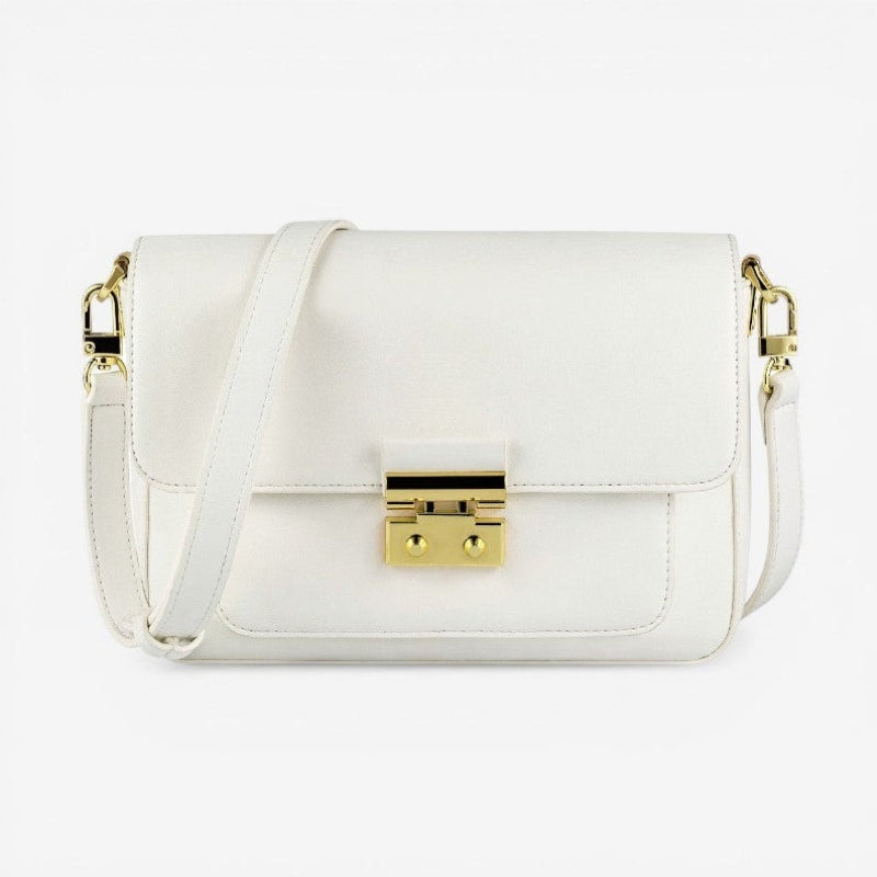 Structured Crossbody Bag with Adjustable Strap
