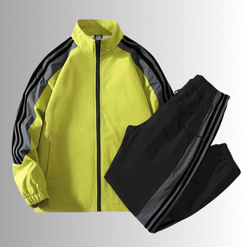 Zip-Up Tracksuit Set Jacket & Pants