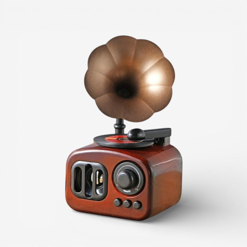 MelodyTale – Decorative Music Box with Gramophone Design