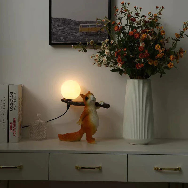 GlowBuddy – Mini LED Night Light with Squirrel Design