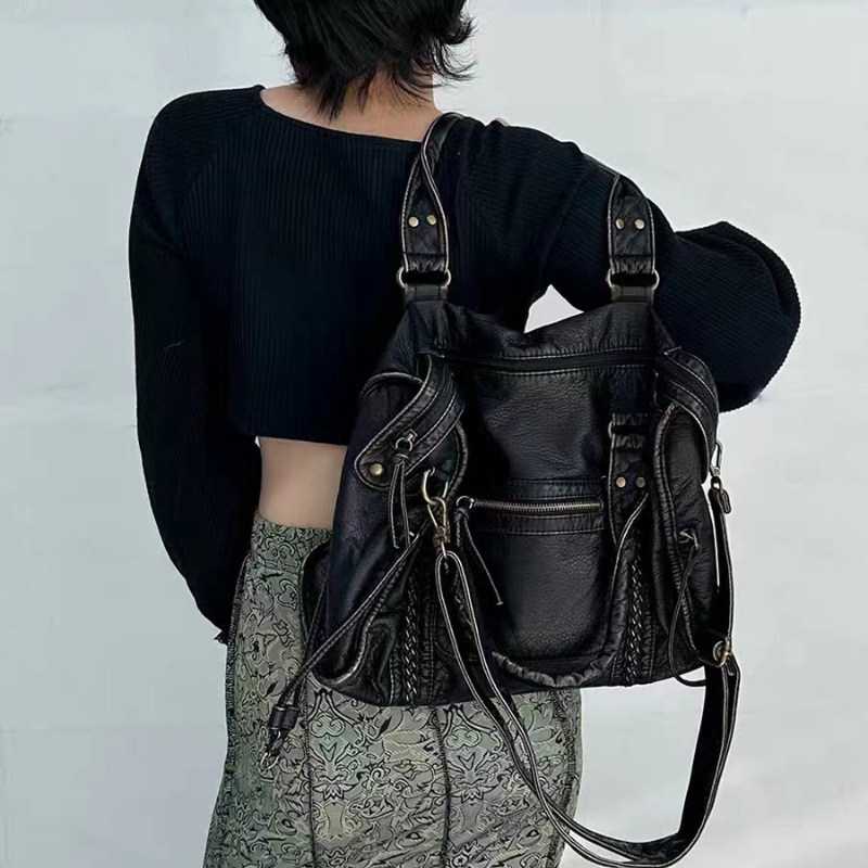 Large Handbag with Organized Storage Design
