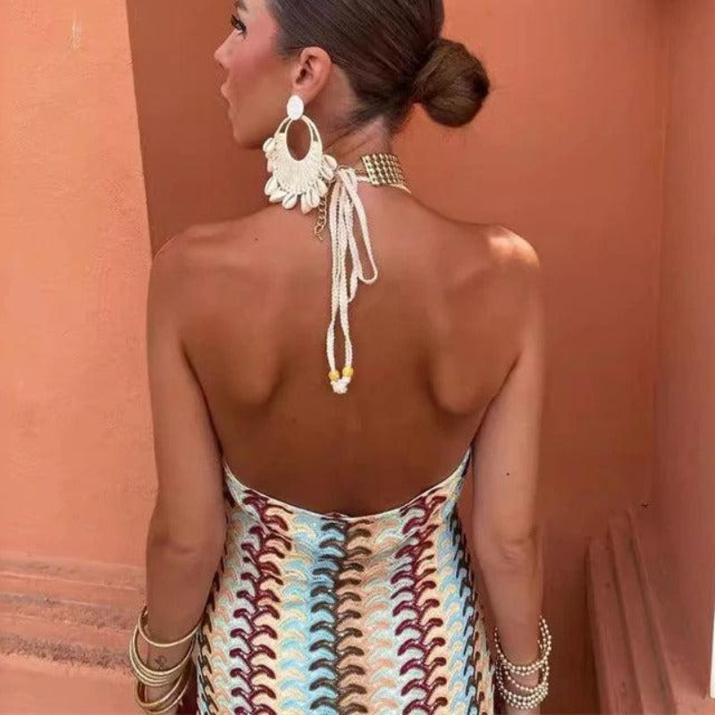 Women’s Maxi Dress Sleeveless V Neck
