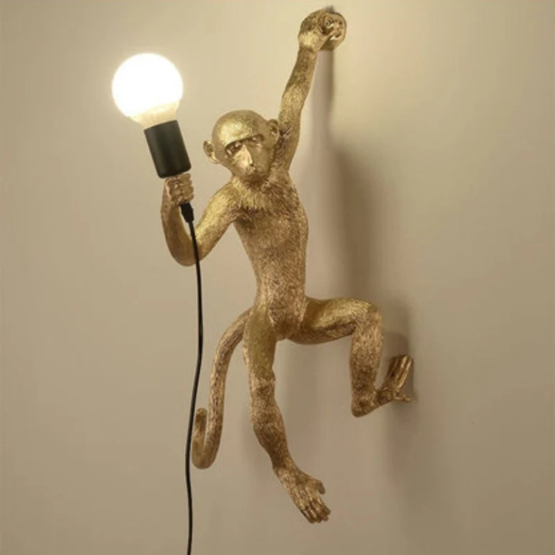 MonoGlow – LED Wall Lamp Monkey Design