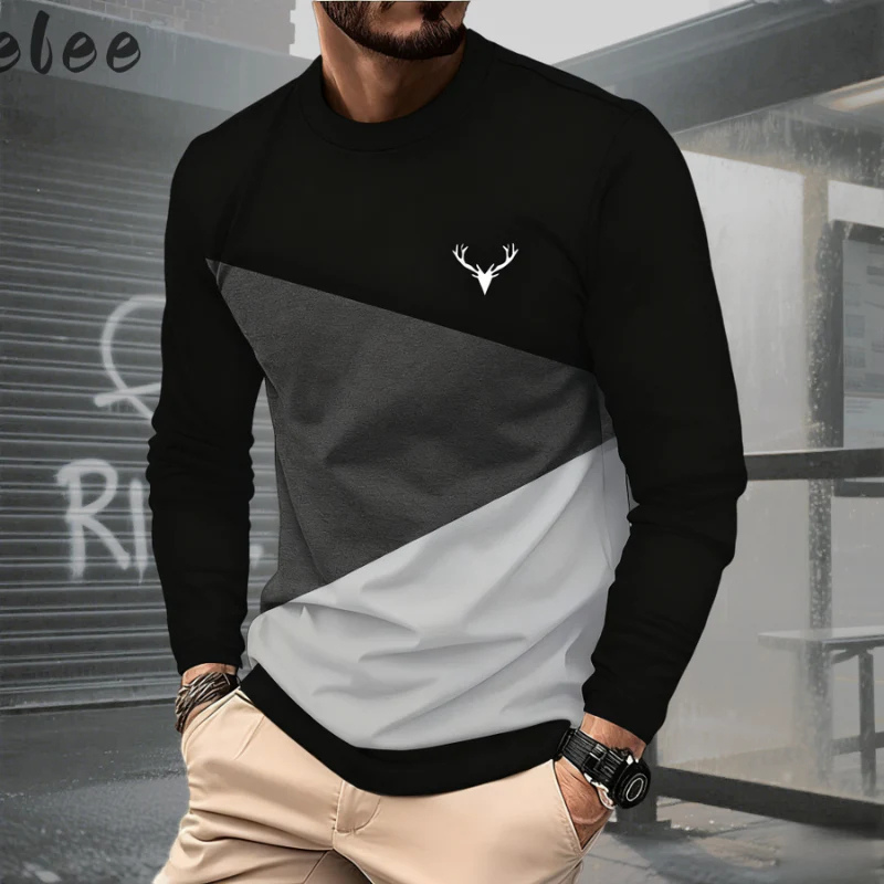 Antoine – Slim-fit long sleeve sweater with round neck