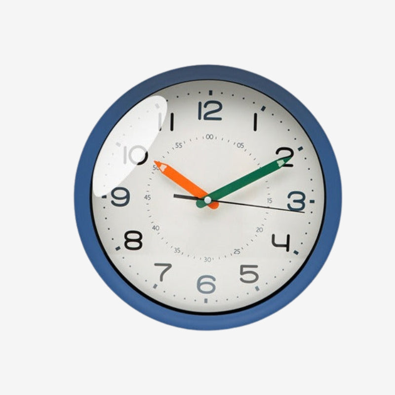 NordicTime – Ronde Wandklok met Duidelijke Cijfers Ontwerp Velani