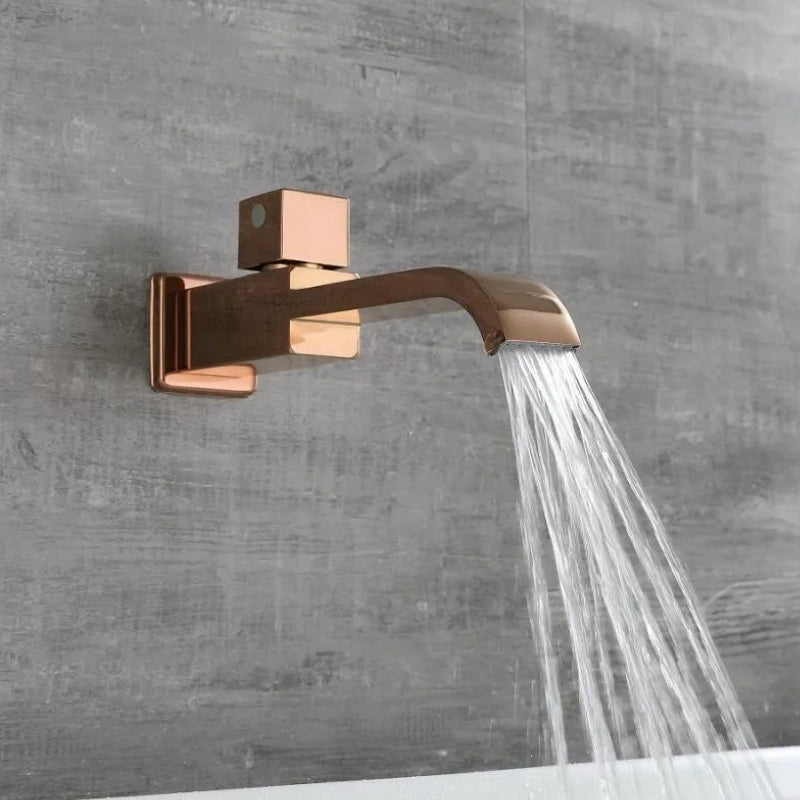 AquaFlex – Wall-Mounted Faucet with Curved Spout & Adjustable Design