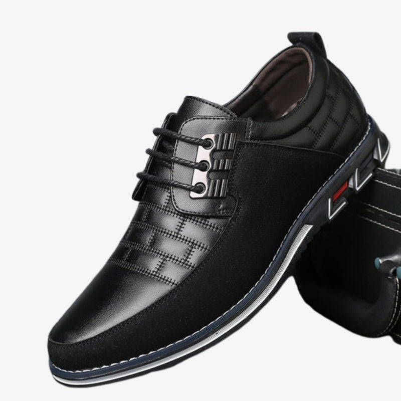 Brian – Round Toe Shoes with Adjustable Laces and Anti Slip Grip