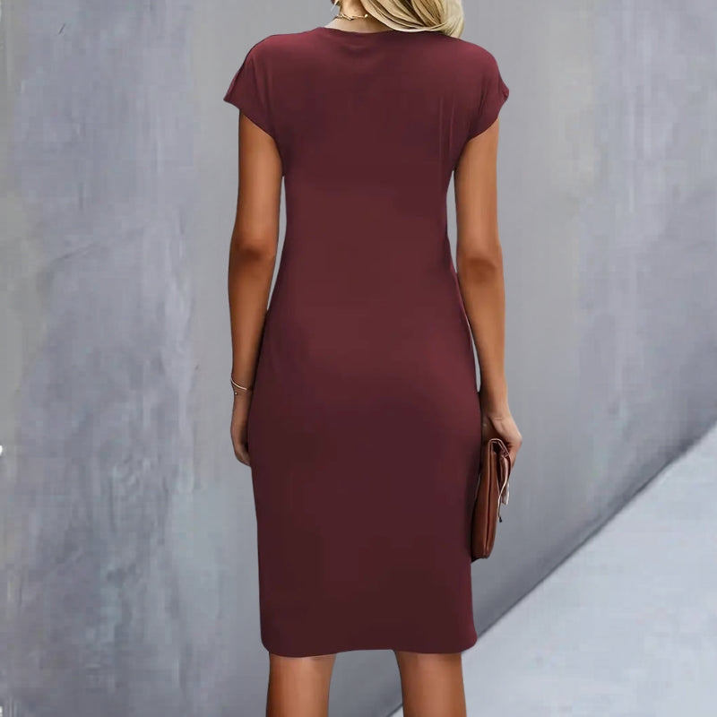 Women’s Crew Neck Midi Dress