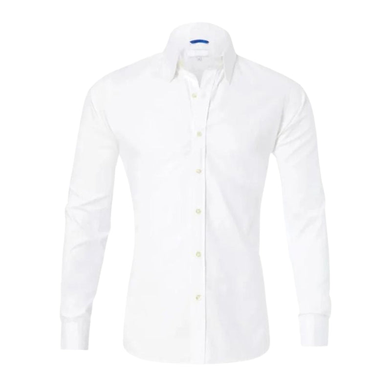 William – Overhemd met lange mouwen, verborgen ritssluiting en klassieke kraag Velani