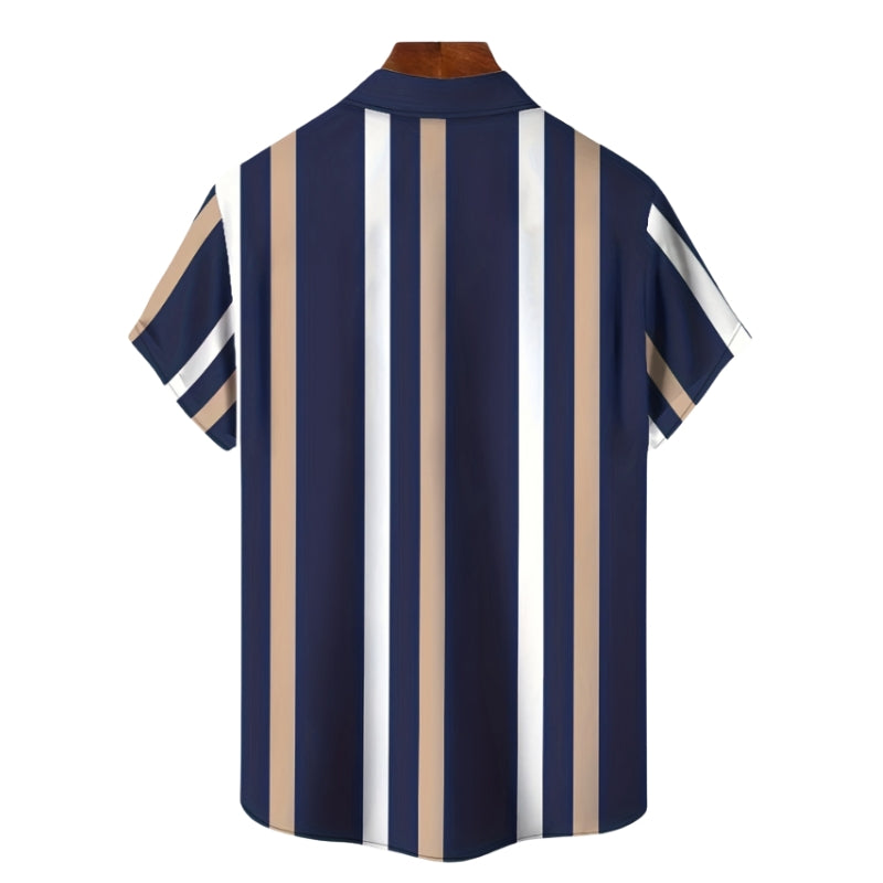 Wilko – Shirt met Korte Mouwen, Knopen en Kraag Velani