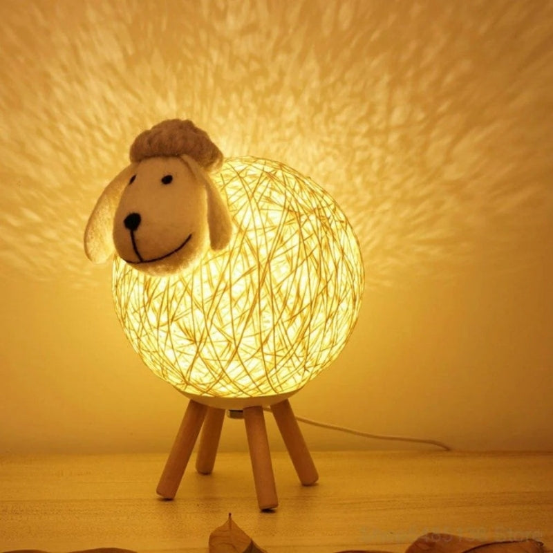 SheepAura – LED Sheep Projector Lamp for Creative Room Decoration