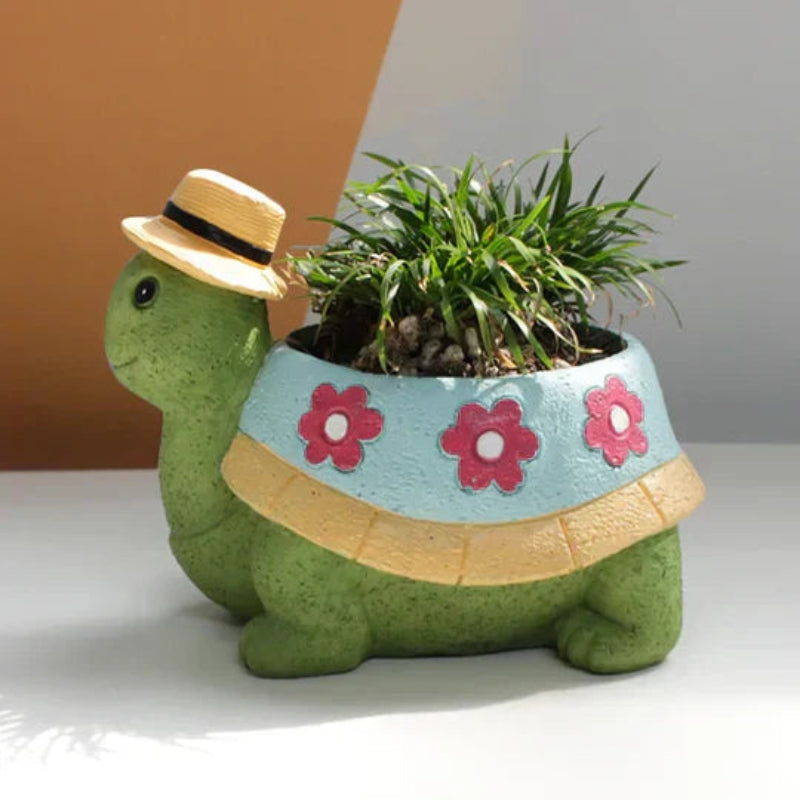 TerraTurtle – Turtle Shaped Decorative Plant Pot for Indoor Decor