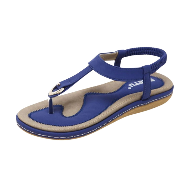 Marie – Platte Sandalen met Verstelbare Band Velani