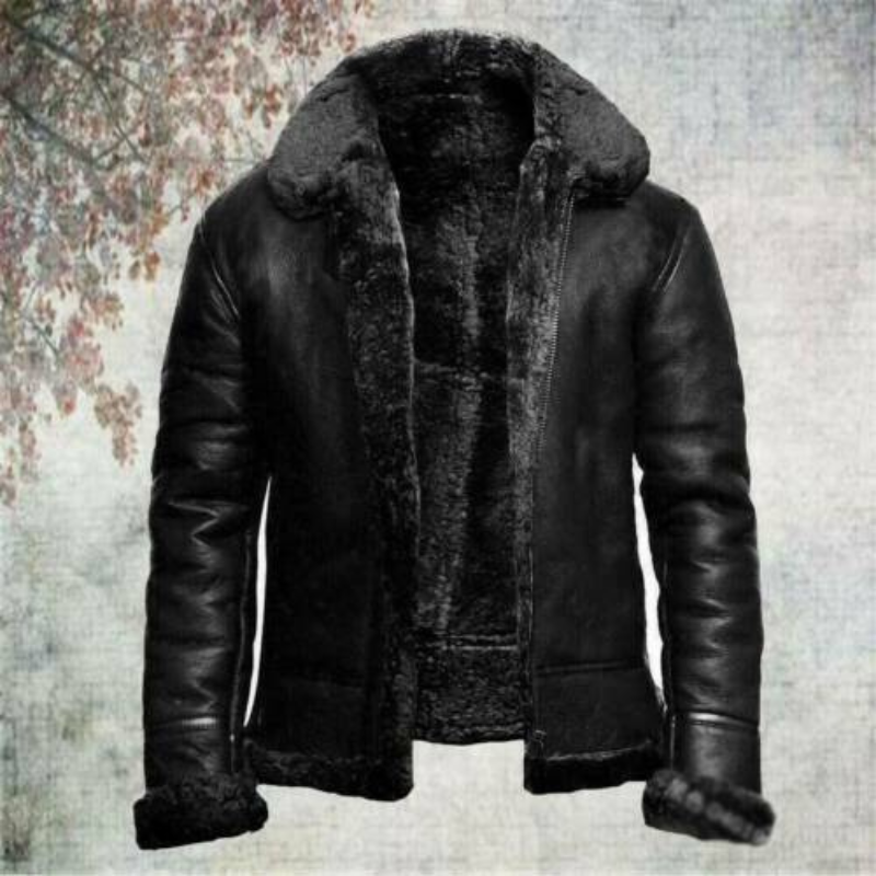 Bradley – Jas met lange mouwen, reverskraag en ritszakken Velani