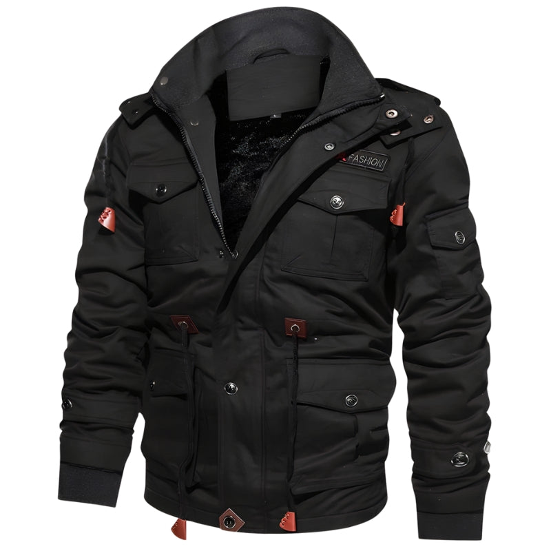 Thoralf – Jas met lange mouwen, verstelbare taille en zakken Velani