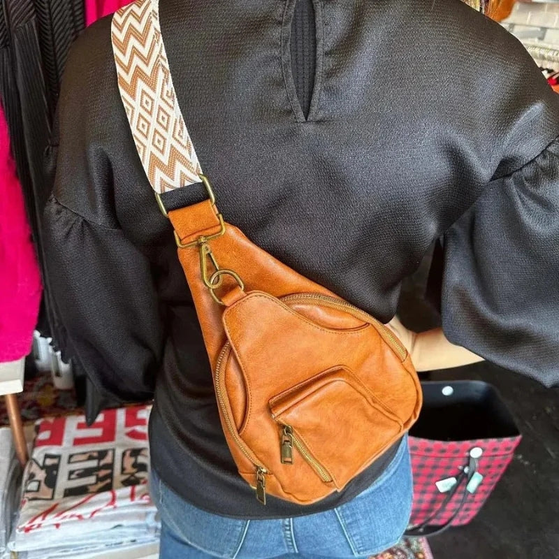 Fenna – Schoudertas met Grote Inhoud en Ritssluiting Velani