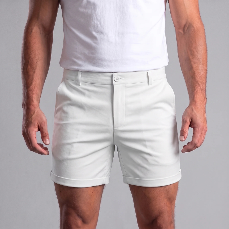 Men's Casual Shorts with Stylish Belt Loops
