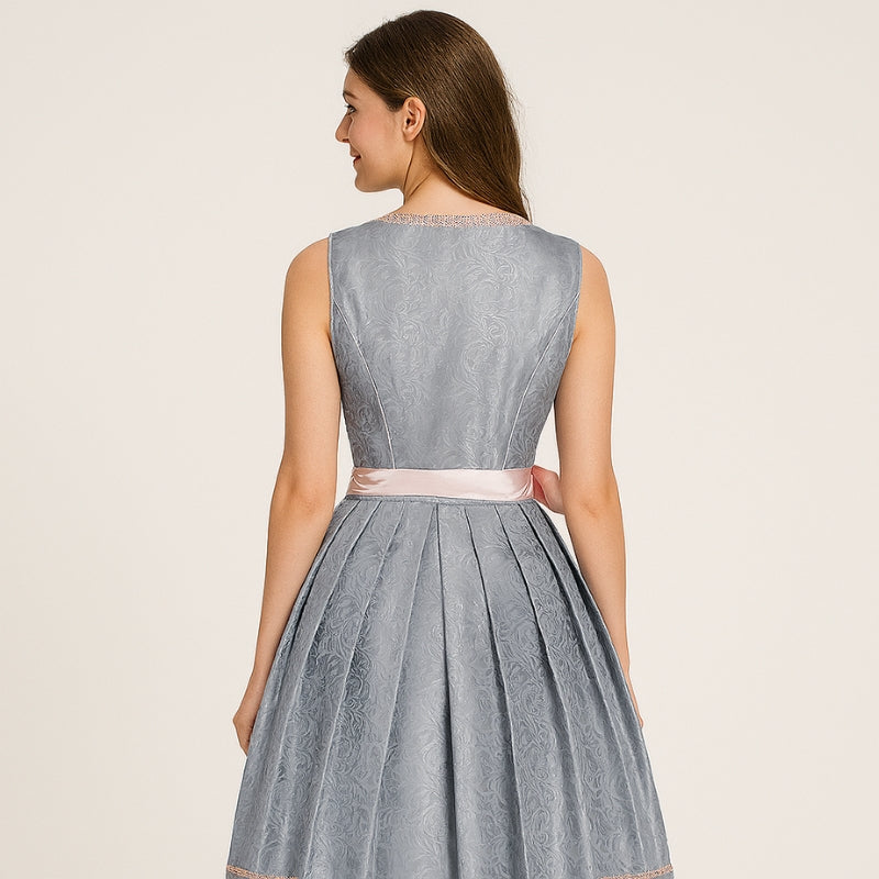 Emilia – Mouwloze Oktoberfest Dirndl Jurk met Schort Velani