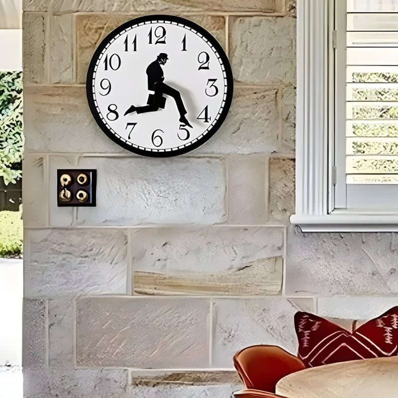 TimeLoom – Round Wall Clock with Numbers and Character Markers
