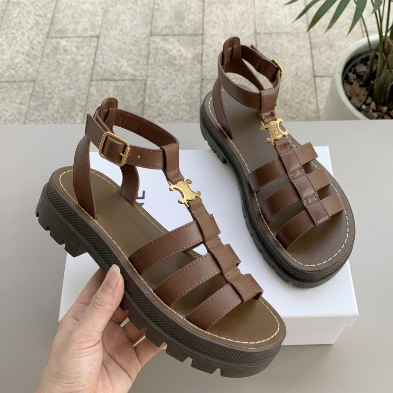 Womens Gladiator Sandals with Adjustable Ankle Strap