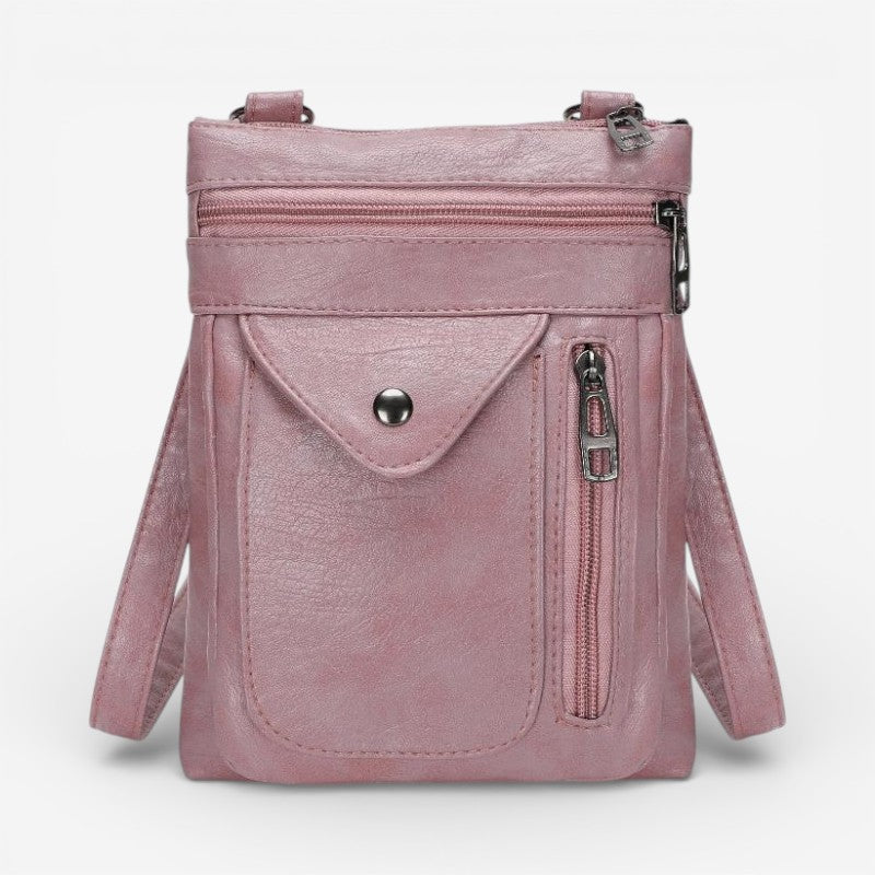 Niamh – Adjustable Strap Crossbody Bag with Zipper Pockets
