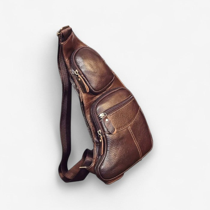 Sophie – Schoudertas met Brede Band en Meerdere Vakken Velani