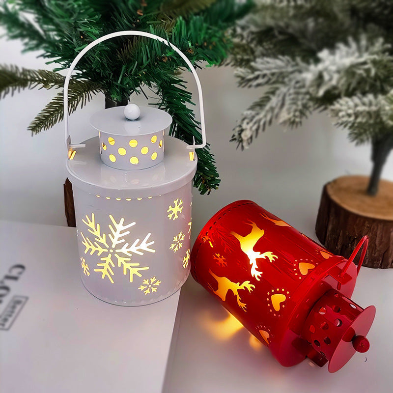 FestiveGlow - LED Lantern With Flickering Light Effect