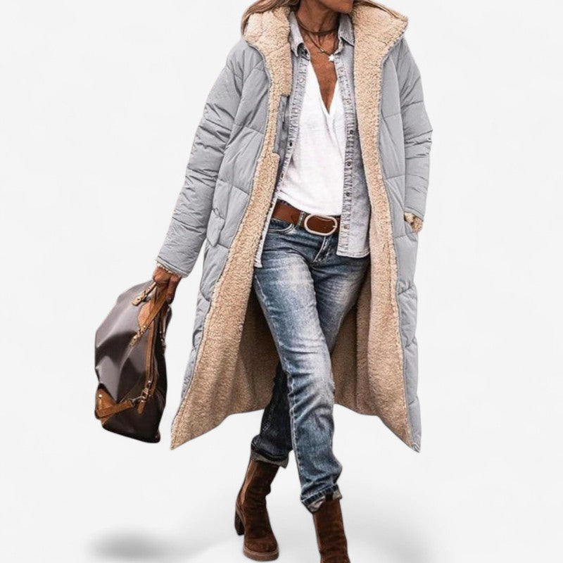 Olivia – Jas met lange mouwen en zakontwerp Velani