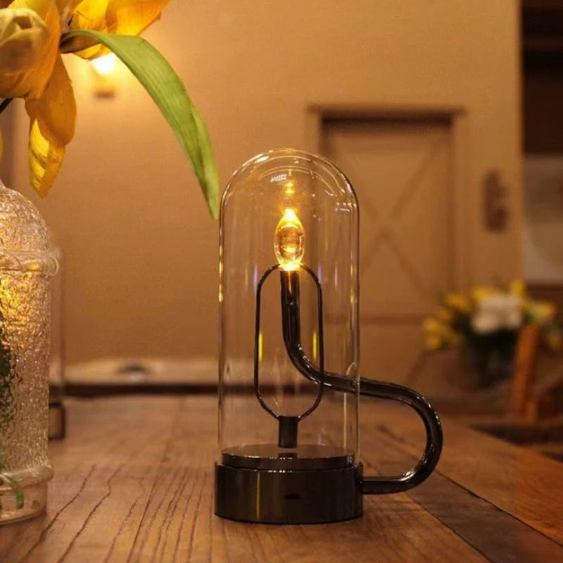 GlowLite – Rechargeable LED Table Lamp for Indoor Spaces