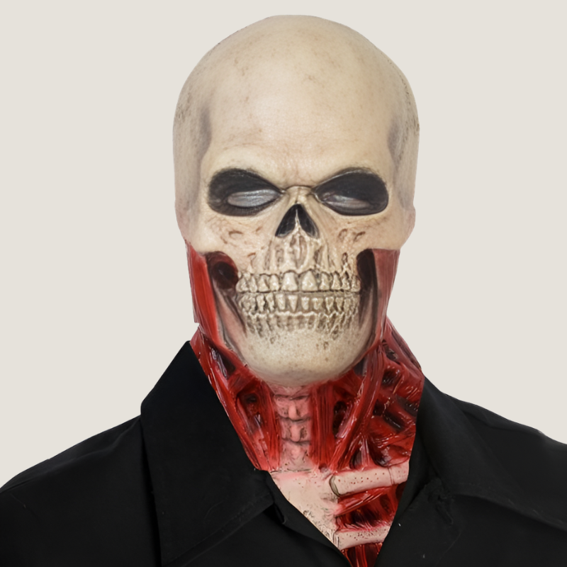 Realistic Bloody Skull Halloween Mask