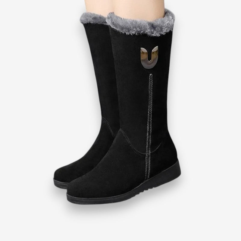 Violet – Round Toe Boots with Anti Slip Grip