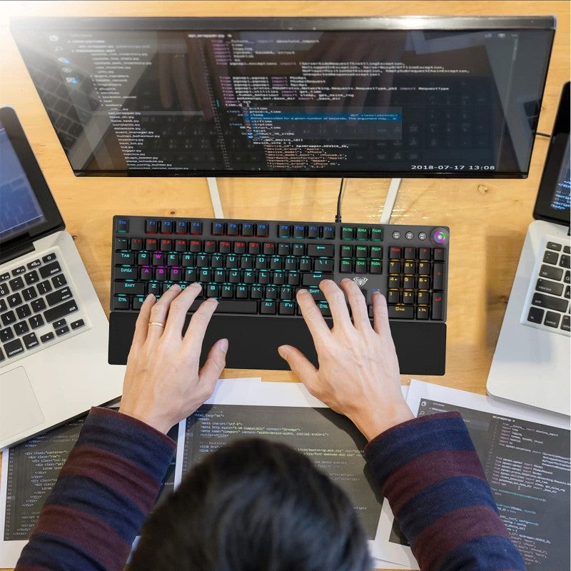 GlowKeys – Compact RGB Keyboard with Backlight