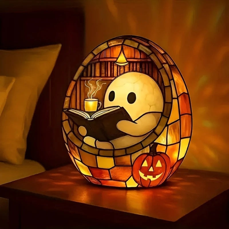 ReadGlow – LED Table Lamp with Reading Figure