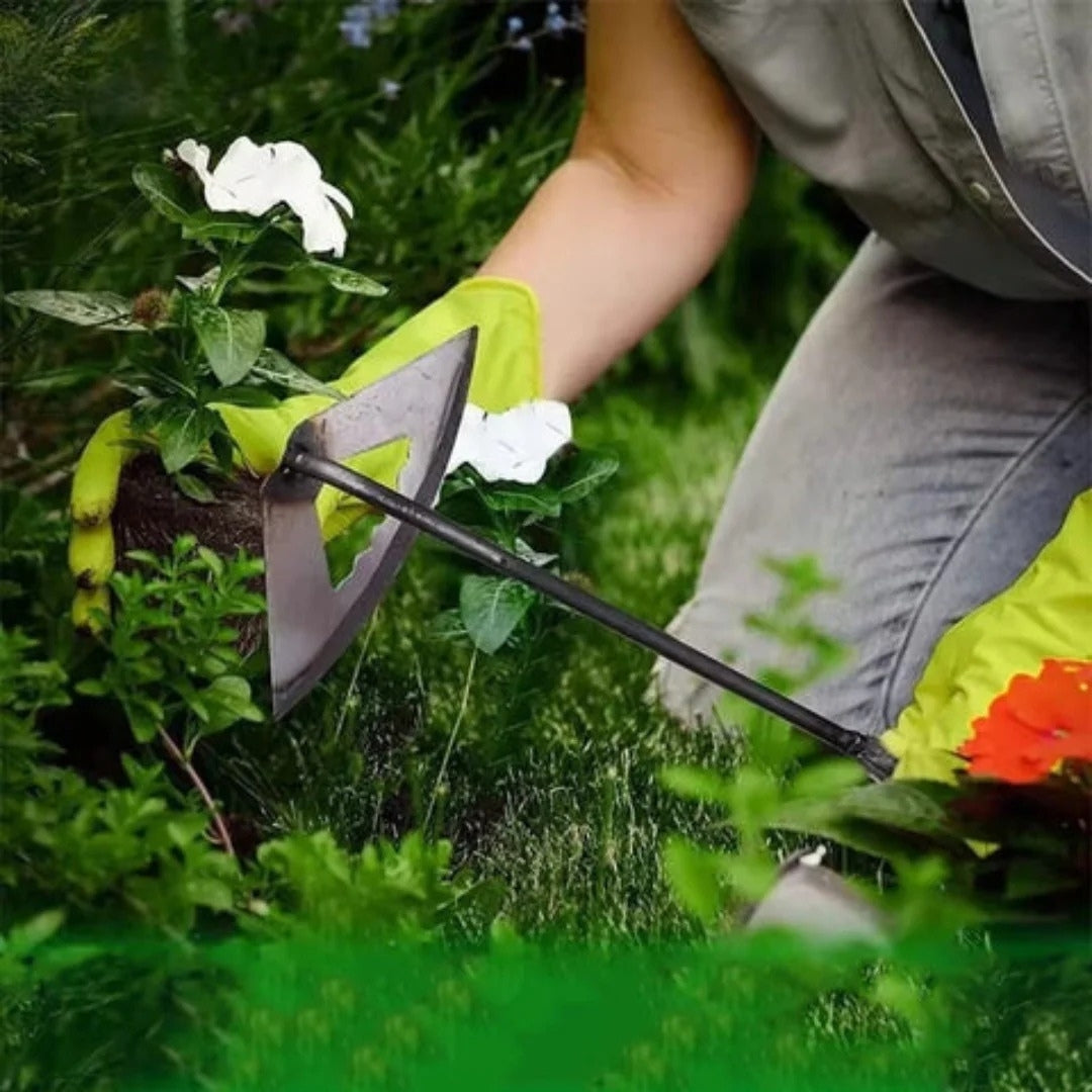 AgriRake – Handhark en Tuinhoe voor Veelzijdig Onkruid Verwijderen Velani