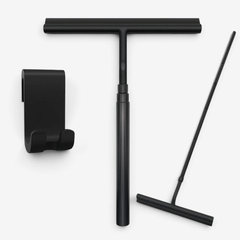 Clevara - Telescopic Floor Squeegee with Adjustable Handle